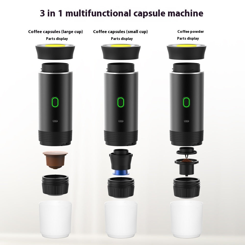 3 In1 Espresso Portable Coffee Maker Machine